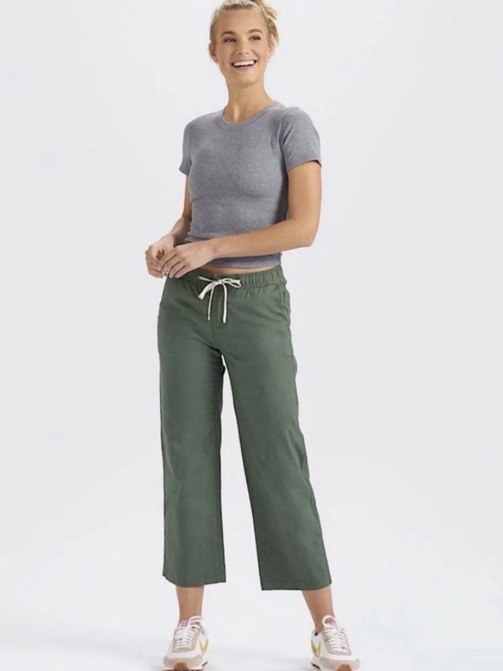 Vuori Ripstop Wide Leg Pants Crop